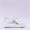 Wonders Zurich Curvy Sole W Trainer - White Silver Leather